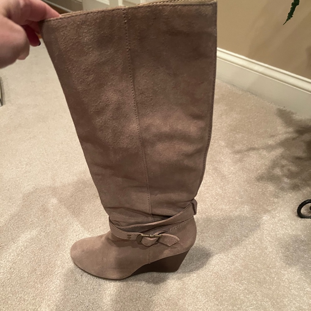 Sole Society Paloma Wedge Heel Boots